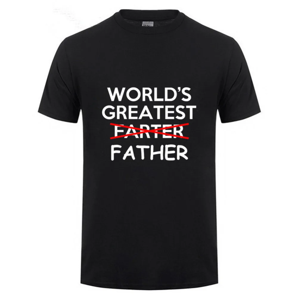 Письмо Для мужчин футболка Миров Величайших отец Забавный Новый наряд для