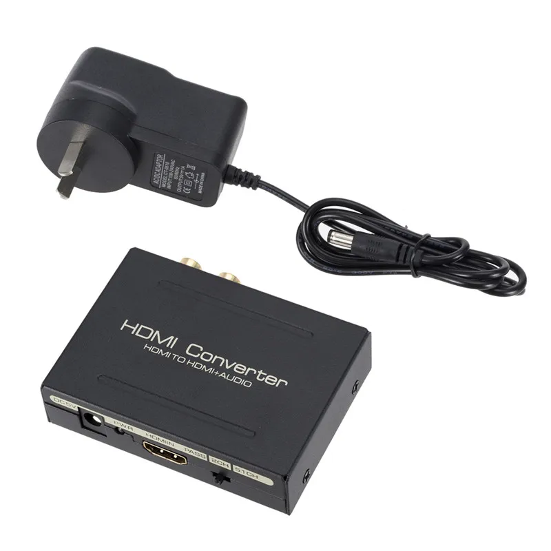 AU Power HD 1080P HDMI в HDMI Оптический SPDIF RCA L/R экстрактор конвертер аудио сплиттер Hdmi конвертер адаптер для PS3 компьютера HDTV - Цвет: AU Power