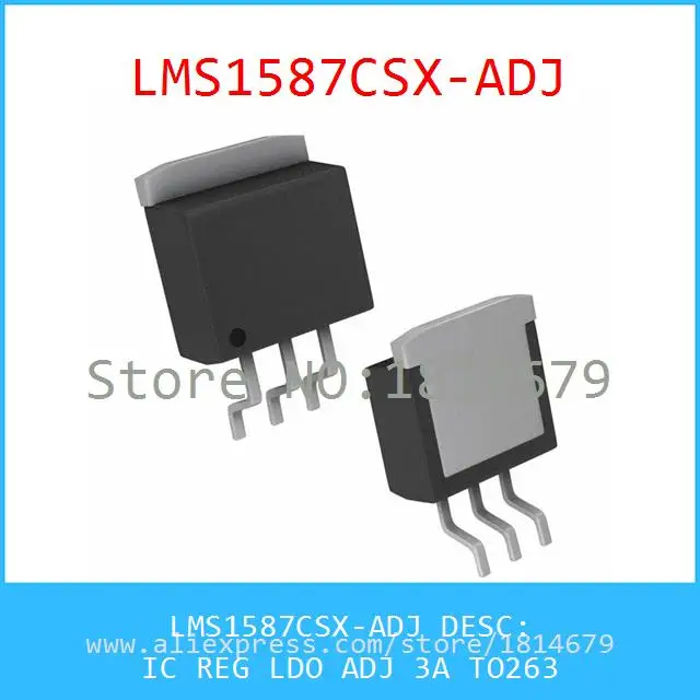 Бесплатная Доставка 1 Шт./лот LMS1587CSX ADJ IC REG LDO 3A TO263 1587 LMS1587|adj|adj lighting |