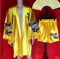 Hot 2021 New Arrival Dress Nightclub Bar Men And Women Crane Kimono Costume Dj Personality Fashion Jazz Dance Jacket