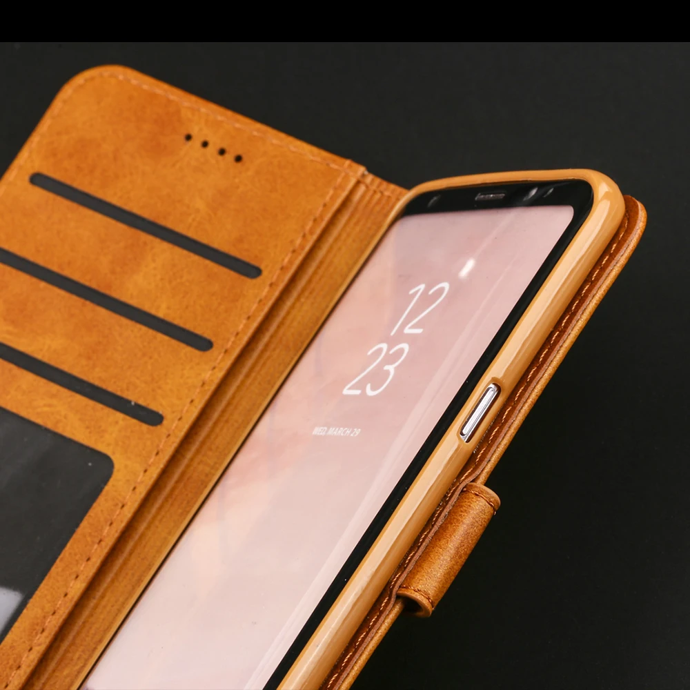 Кожаный чехол книжка для Samsung Galaxy S8 S9 S10 E Plus бумажник S7 A 10 20 40 50 60 70 80 90 M 30 чехлы