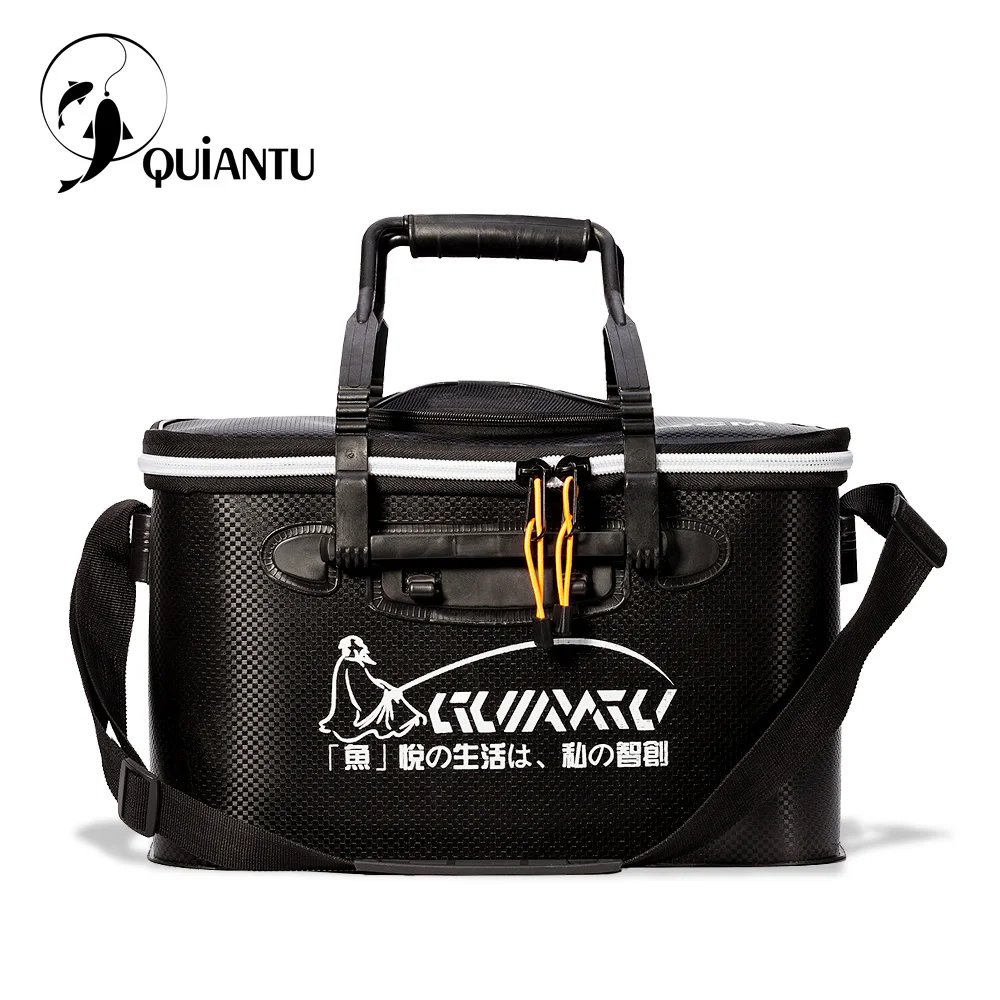 QUIANTU на открытом воздухе портативное ведро для рыбалки 30/35/40/45/50 см EVA Ведро