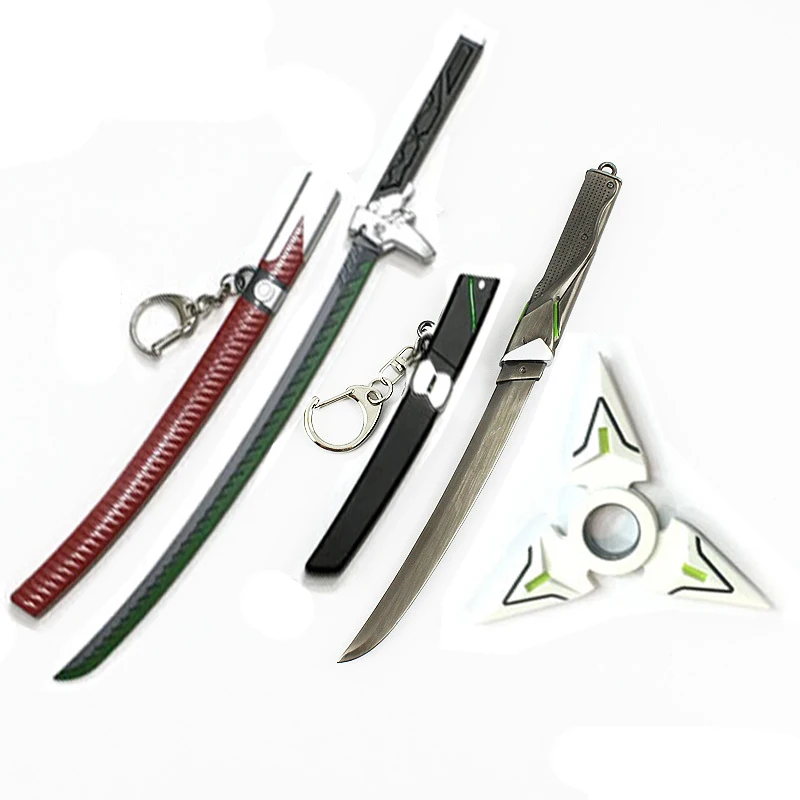 Брелок ELBCOS Owatch Genji модель меча для Дартса 3 шт./компл.|set model|set ringsset keys |