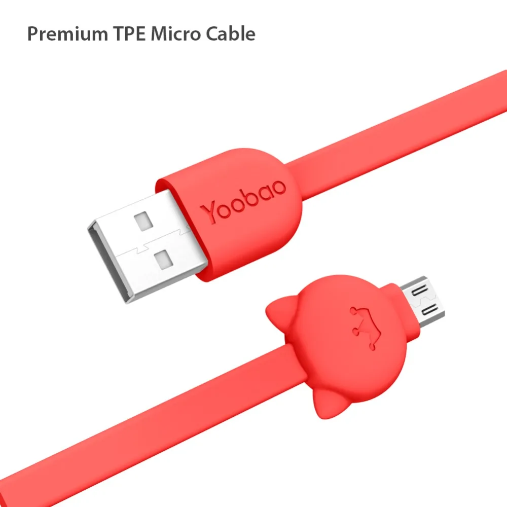 Yoobao 429 USB кабель для быстрой зарядки 1,2 м милый кот для Micro USB кабель для samsung Galaxy SONY htc Nokia прочный кабель для передачи данных