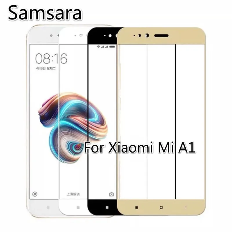 

Hard Edge Cell Phone Protective Glass For Xiaomi Mi A1 Screen Protector For Xiaomi Mi 5x Tempered Glass Film 3D 9H Hardness Full