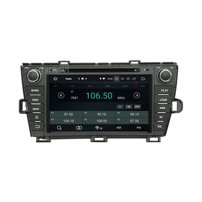 Android 8 0 автомобильный dvd проигрыватель с gps для toyota prius 2009 2013 Octa core PX5 4G Оперативная