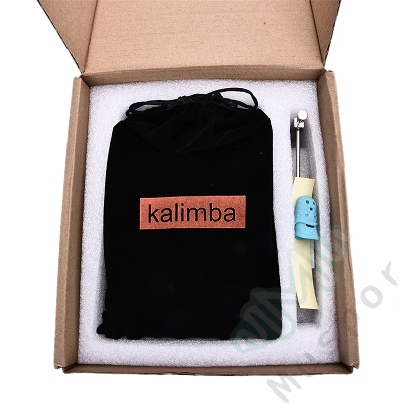 

17 Keys Kalimba African Solid Mahogany Wood Thumb Piano Finger