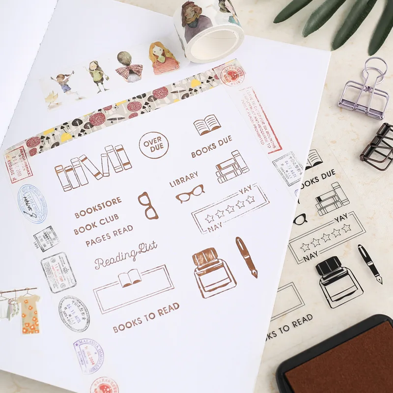 Книга чернил Интимные аксессуары ясно силиконовый штамп печать Простыни карты