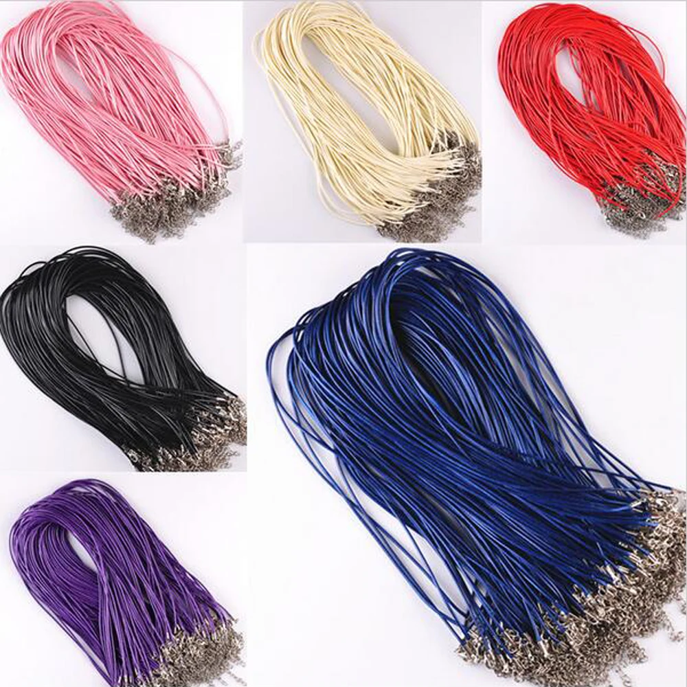 Распродажа 10 шт./лот кожаная Регулируемая Веревка ручной работы браслеты и