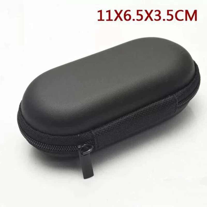 Портативные EVA Чехлы для хранения наушников жесткая сумка на молнии чехол кабели