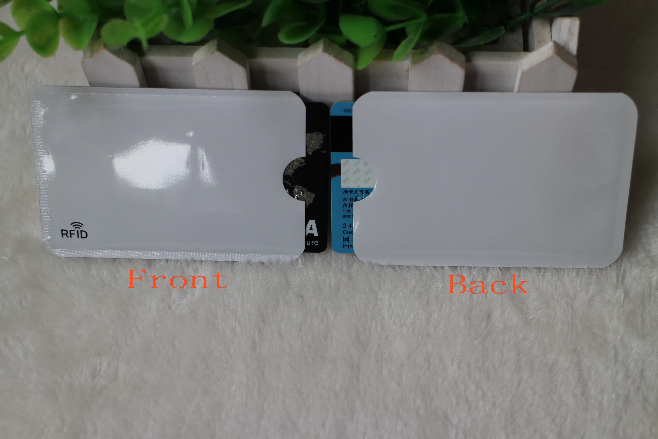 12 pcs Anti-Scan Card Sleeve Blue Red Black White RFID Protector Anti-magnetic Passport Protection OEM welcome | Багаж и сумки