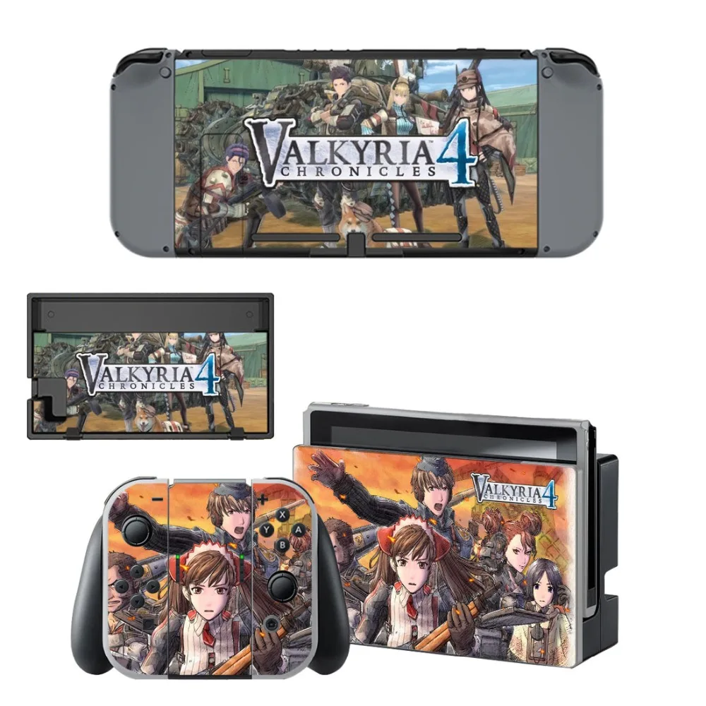 Виниловая наклейка Nintendo Switch для консоли и контроллера летопии Valkyria 4|Наклейки| |