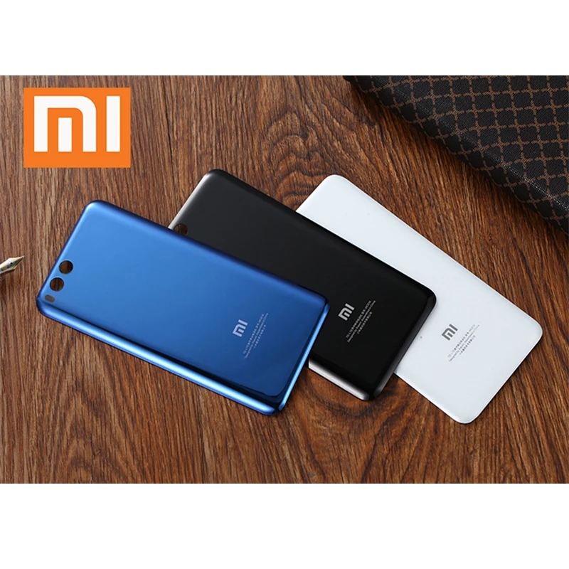 100% оригинал XIAOMI Mi6 задняя крышка батарейный чехол 3D стеклянный корпус дверь