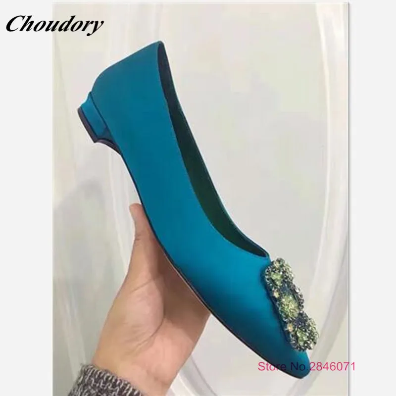 Choudory/Женские туфли на плоской подошве 2017 кристалл с заклепками женские