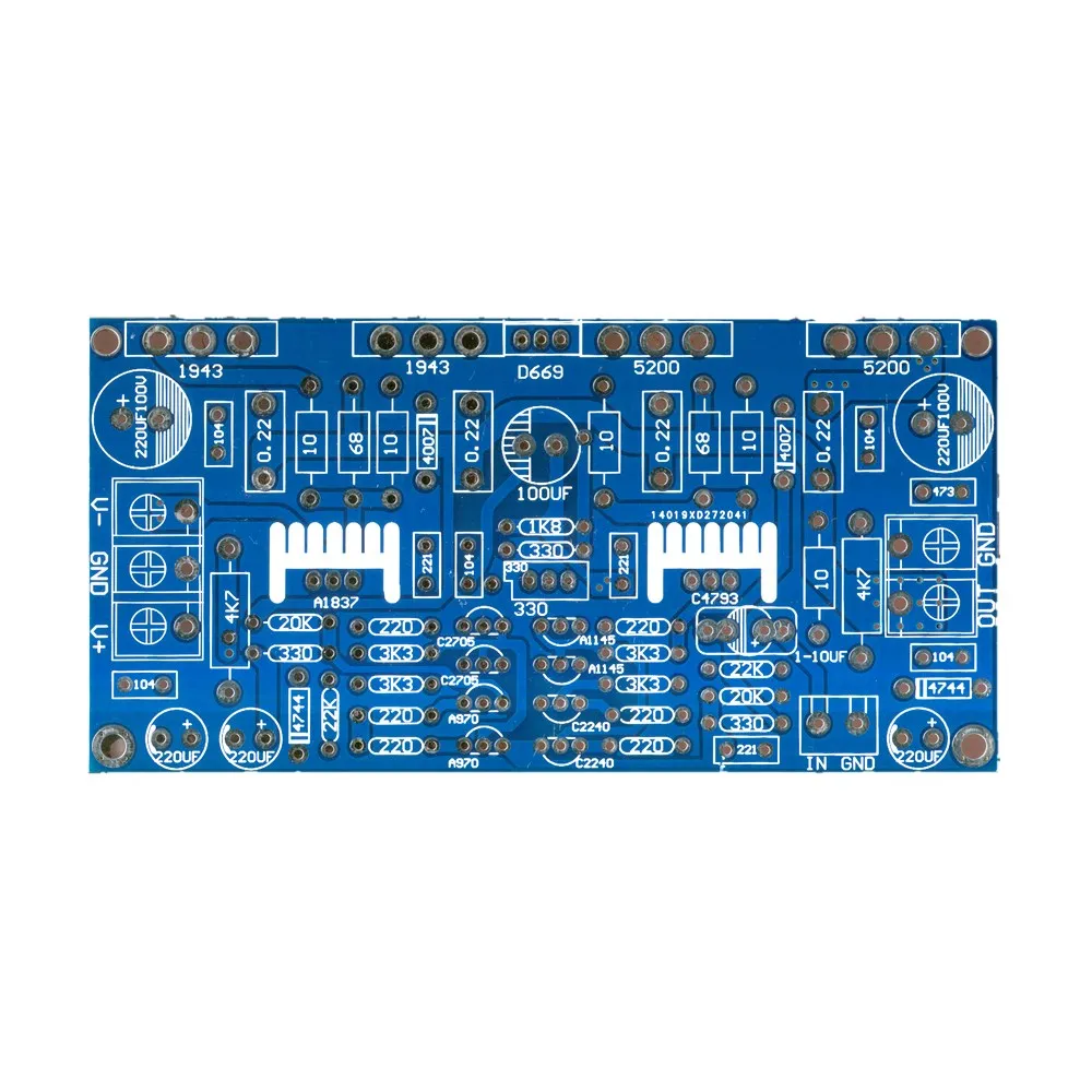 Плата усилителя мощности пустая плата PCB серии 300 Вт 200 Вт LM7293 tda2030a