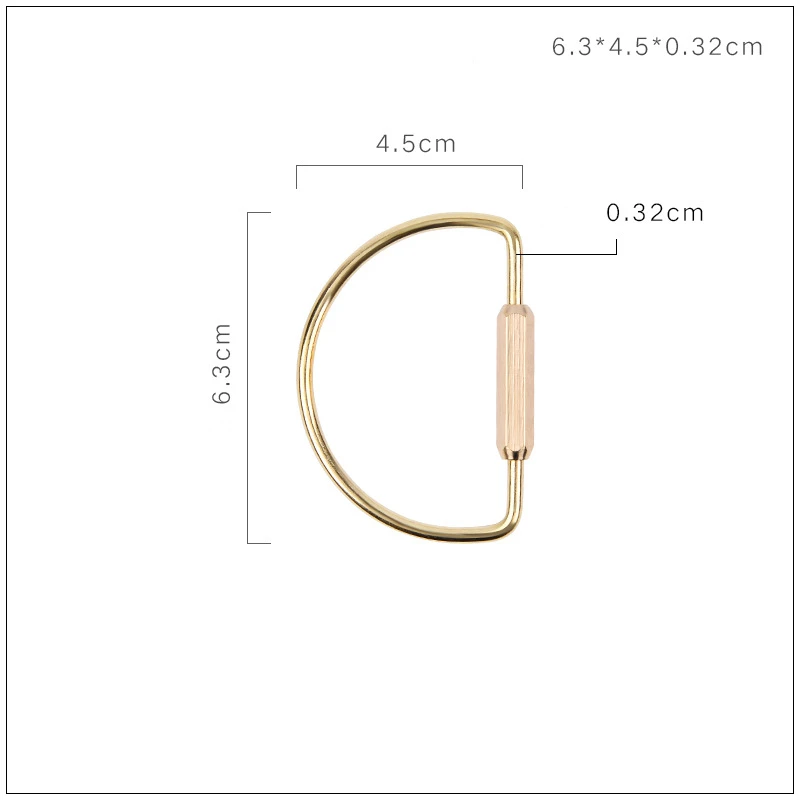 Высококачественный латунный ключ кольцо для бутылки крючок d образный карабин