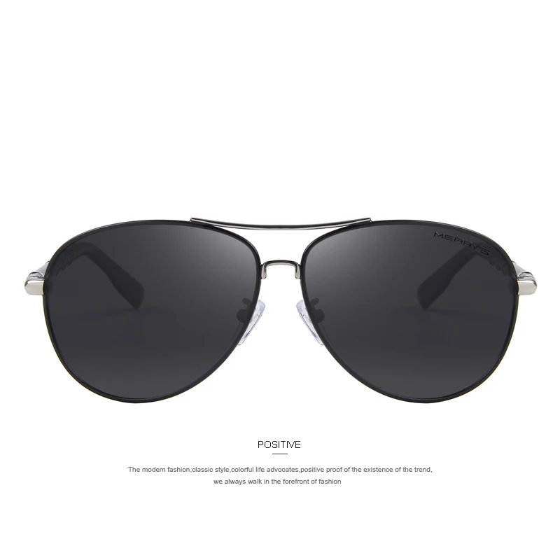 MERRY'S дизайн мужские классические брендовые солнцезащитные очки авиаторы HD