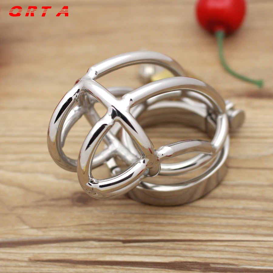 Big Chastity Belt Male device Stainless Steel cock Cage Sex Toys for men steel chastity cage metal rings sexo pene | Красота и
