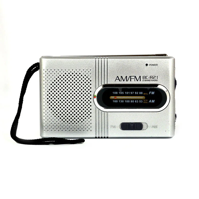 Портативный AM/FM мини радио с телескопической антенной двухдиапазонный канал приемник динамик WIF66
