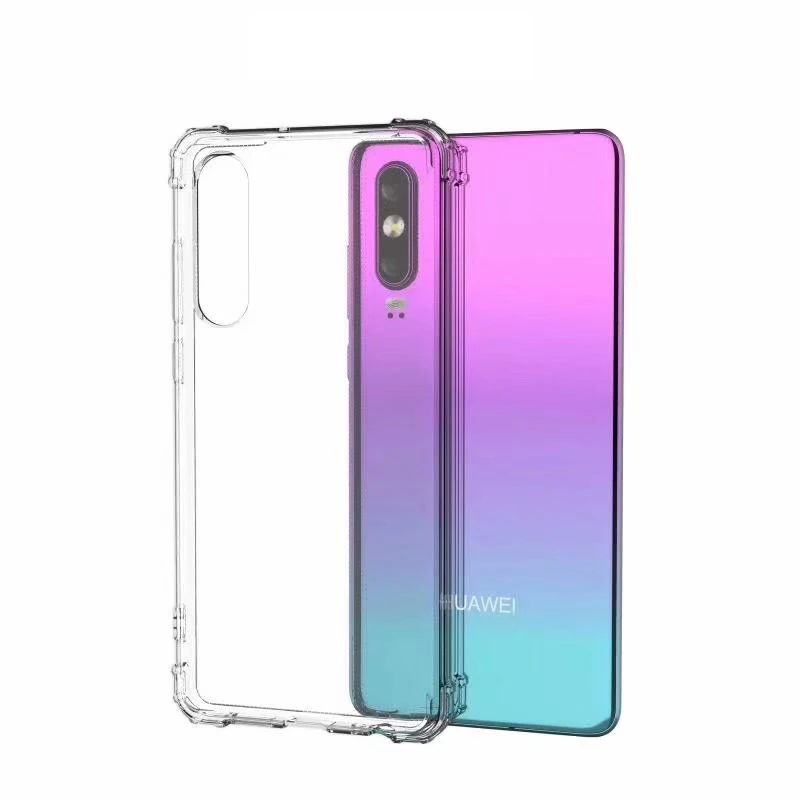 Защитный противоударный бампер силиконовый чехол из ТПУ для Huawei P20 Pro P30 P10 мягкий