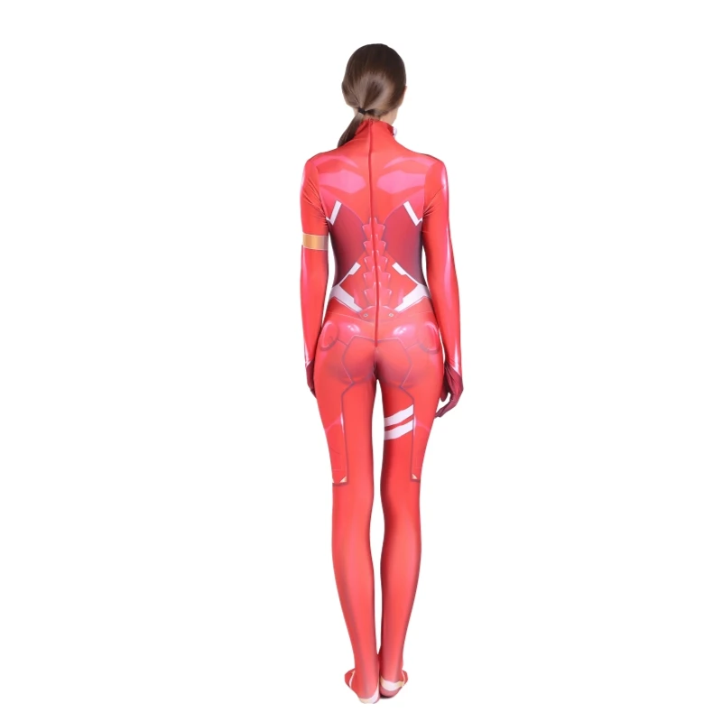 Женский костюм для косплея Дарлинг во Франции Zero Two из спандекса зентай женский