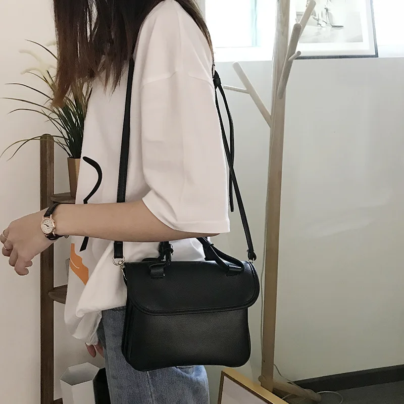 Женская сумка через плечо Youda однотонная мессенджер из искусственной кожи в