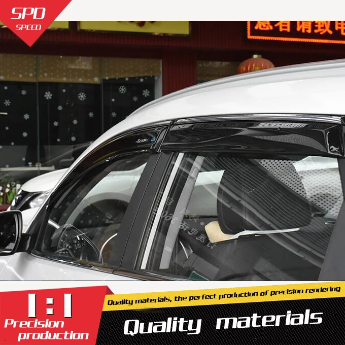 Пластиковый козырек для окна Tucson вентиляционные оттенки защита от солнца и дождя