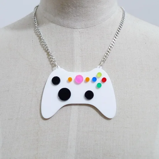 91n игра ручка лазерная резка акрила Цепочки и ожерелья подвеска|laser cut necklace|pendant