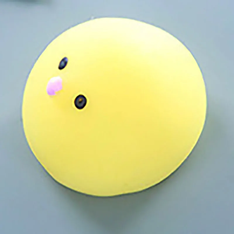 Kawaii креативный подарок крем Ароматические squishydepression мяч Анти Стресс мягкий toySqueeze Игрушки для маленьких детей Рождественский подарок 5*3*2,5 см - Цвет: Yellow glutinous chi