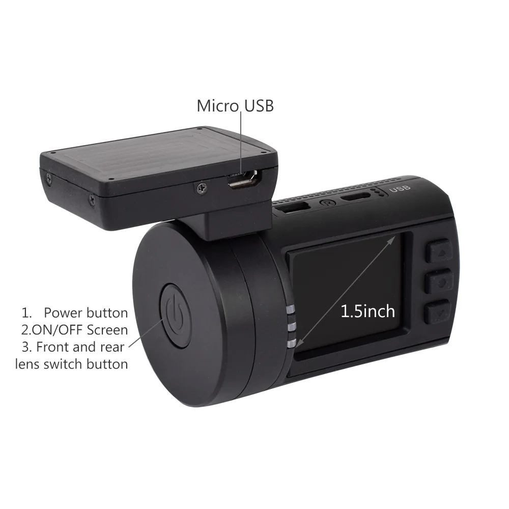 Мини Автомобильный dvr камера памяти GPS Cam 0906 Новатэк 1080 P 60FPS Ultra HD цифрового видео