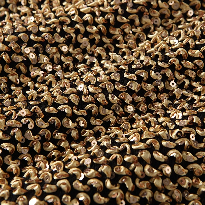 Женские юбки золотистая юбка с блестками облегающая карандаш средней длины