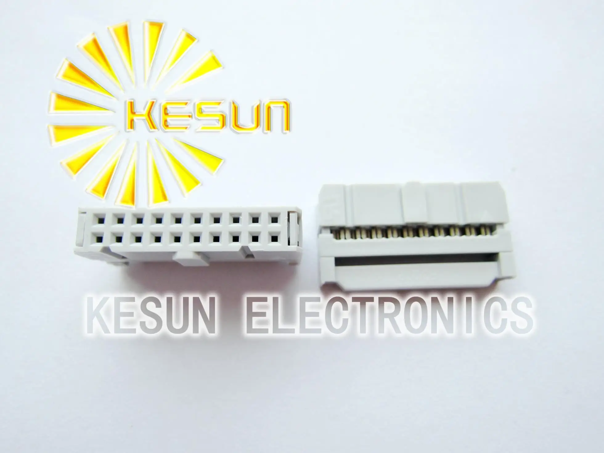 

20PCS/LOT FC-20P 2x10P 2.54mm IDC Socket With Strain Relief , ISP / JTAG Plug Conector High quality