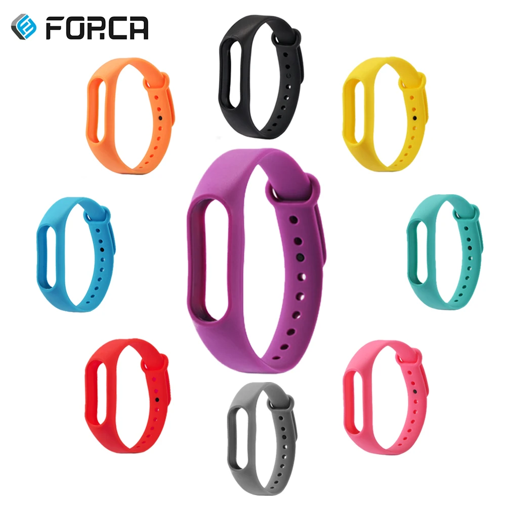 Силиконовые Красочные Ремешок Смотреть Band ремешок для оригинальный mi Группа 2