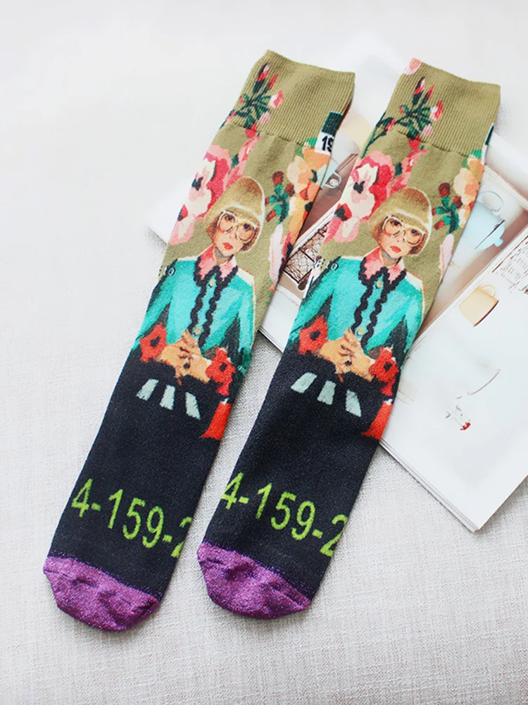 Новинка 2019 хит продаж повседневные Японские Женские носки объемные цветные без