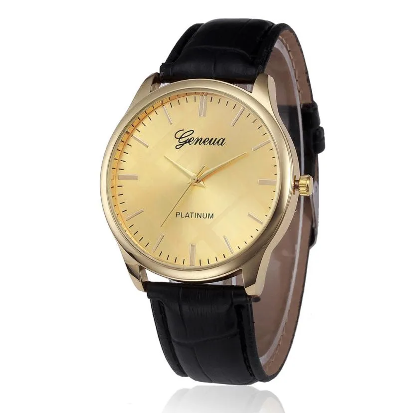 

TZ#501 Retro Design Leather Band Analog Alloy Quartz Wrist Watch