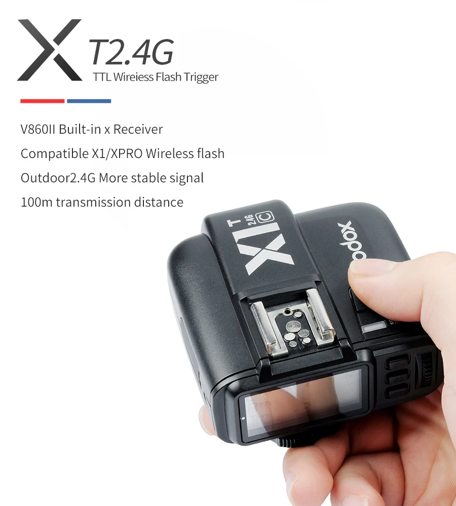 2x Godox VING V860II литиевая батарея Flash GN60 HSS 1/8000s TTL Speedlite + X1T триггер для Sony Nikon Canon Olympus