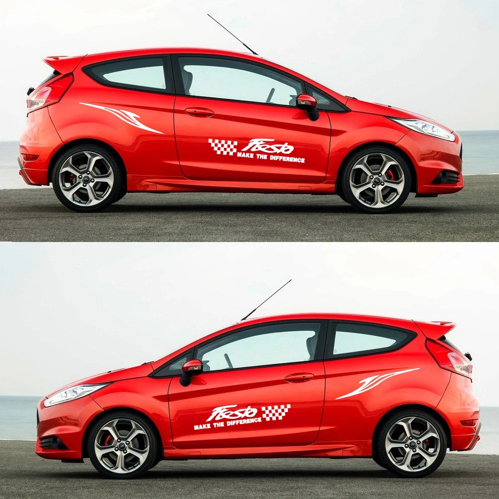 Боковая наклейка на кузов автомобиля Наклейка для Ford Fiesta Pickup Truck наклейки DIY Украшение Автомобиля Наклейка s 180 см аксессуары для стайлинга автомобилей