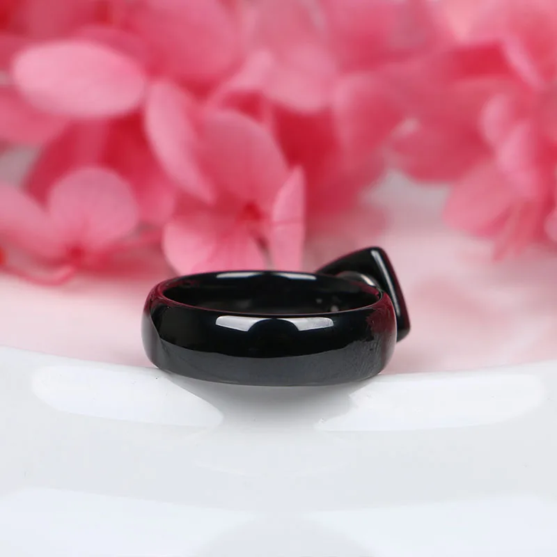 Кольцо керамическое обручальное для мужчин и женщин классическое модное