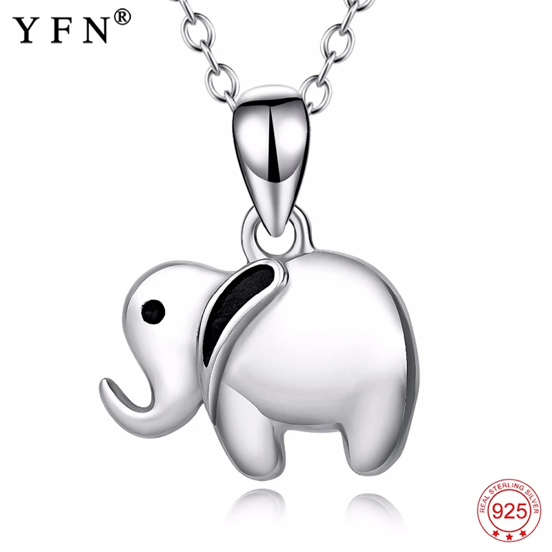 

Колье с кулоном YFN, из серебра 925 пробы, в форме слона