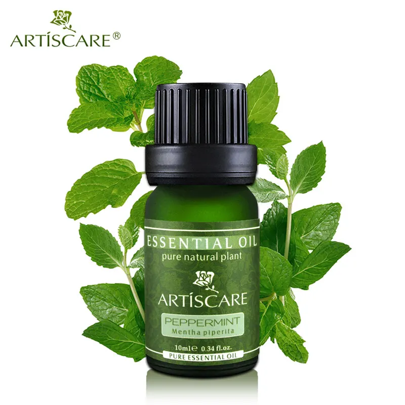 ARTISCARE перечной мяты чистое эфирное масло 10 мл Глубокая очистка пор и очищение кожи от угрей кожи эфирные масла для ароматерапии