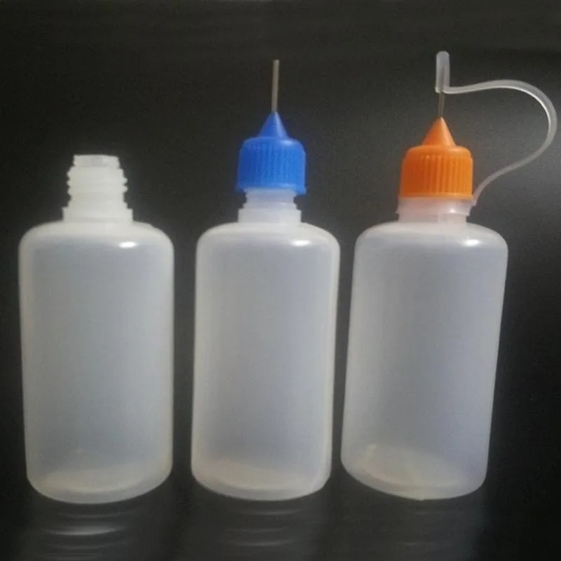 100 шт 50 мл пустая бутылка для жидкости электронных сигарет пустые PE пластиковые