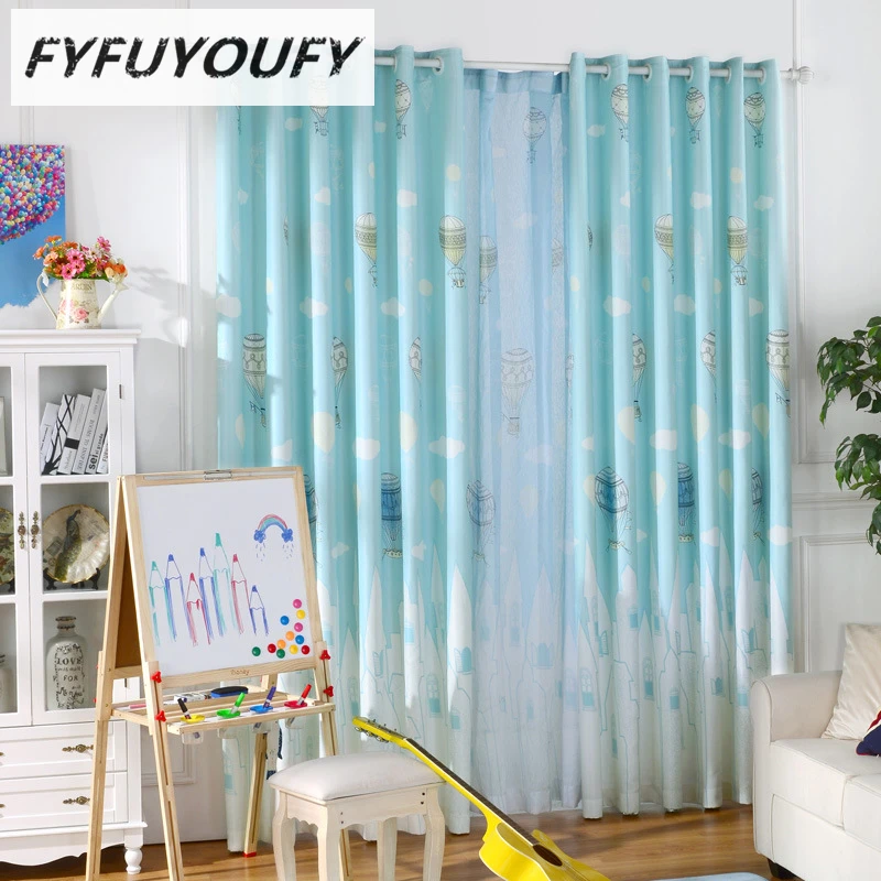 Занавески для детской комнаты из 100% полиэстера пасторальные занавески с