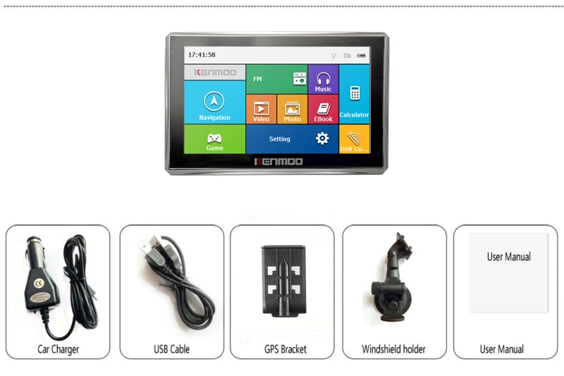 Новинка 5 дюймов HD gps навигация 800 МГц/FM/8 ГБ/DDR3 карты для России/Беларуси Европа/США+ Канада грузовик Navi Camper Caravan