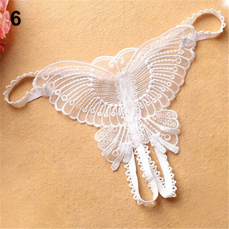 Женские сексуальные стринги с бабочками полностью красивые кружевные женские