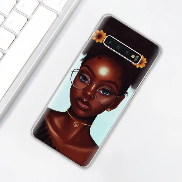 H01 Меланина попсовое чехол для телефона для samsung Galaxy S10e S10 плюс S7 S8 S9 Plus, Note 8, 9, 10, плюс S10 Примечание 10 5G жесткий чехол Coque - Цвет: H01
