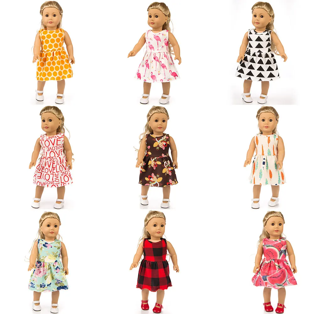 New Dress Fit Fit For American Girl Doll 18 Inch Doll Clothes And Accessories