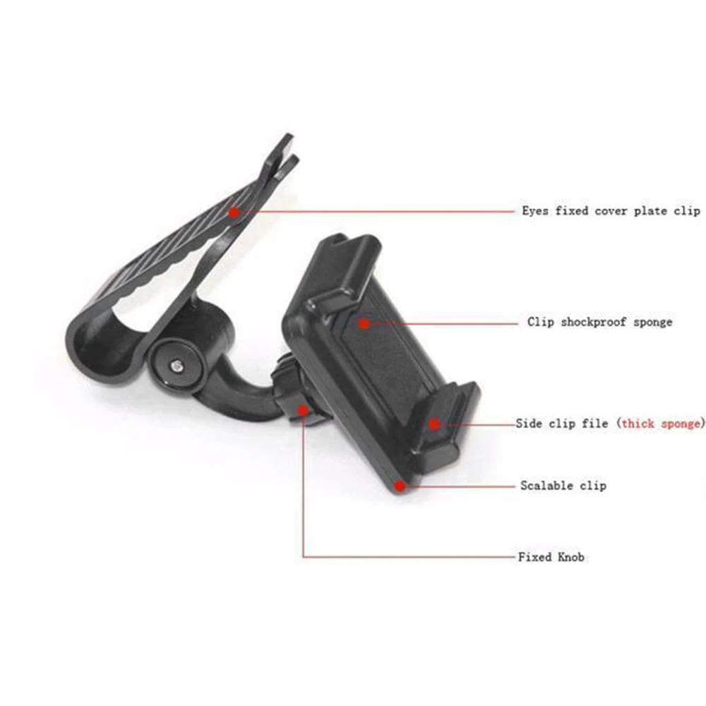 360 градусов вращающийся Универсальный Автомобильный солнцезащитный козырек