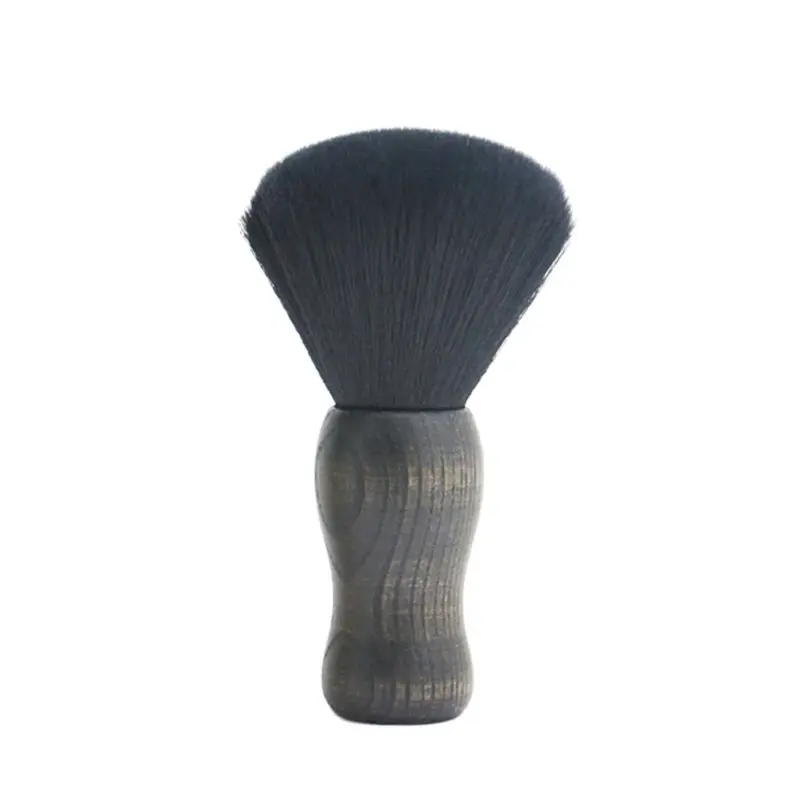 B Anti-static Wooden Handle Soft Hair Record Cleaning Brush Stylus Dust Remover for LP Vinyl Record Turntable Player Accessories - Color: B