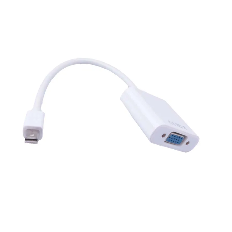Переходник Mini DP на VGA переходник с Displayport Thunderbolt D-Sub кабели 1080P для Macbook Pro Air iMac Mac |