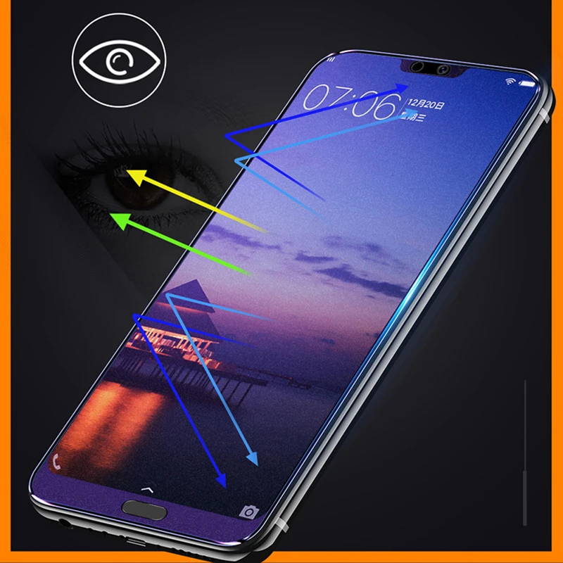 UVR для Huawei Honor 10 матовое закаленное стекло с защитой от отпечатков пальцев